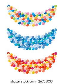 Balloons-Banner for decoration. Vector-Illustration