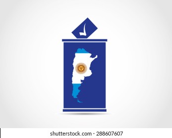 Ballot Argentina Election Poll Map Senate