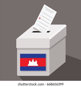 ballot box Cambodia