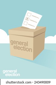 Ballot Box for an election 