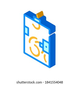 ballot box isometric icon vector. ballot box sign. isolated symbol illustration