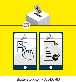 The ballot box - the phone selection screen