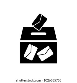 Ballot box vote,vector icon.