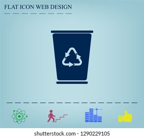 ballot box web icon. vector design