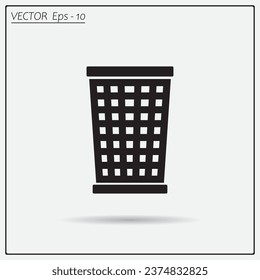 ballot box web icon. vector design