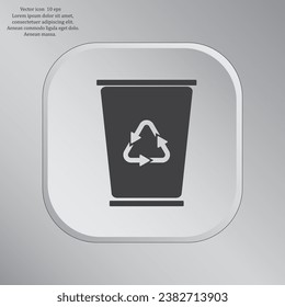 ballot box web icon. vector design