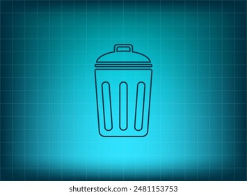 ballot box web icon. vector design