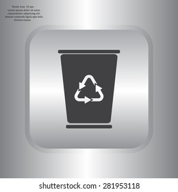 ballot box web icon. vector design
