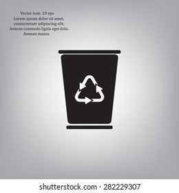 ballot box web icon. vector design