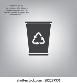 ballot box web icon. vector design