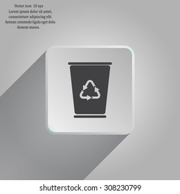 ballot box web icon. vector design