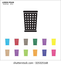 ballot box web icon. vector design