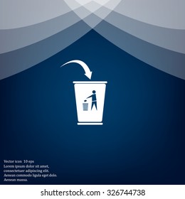 ballot box web icon. vector design