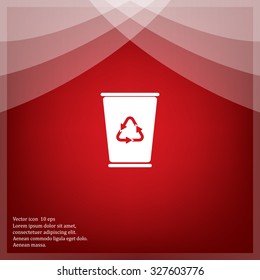 ballot box web icon. vector design