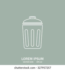 ballot box web icon. vector design