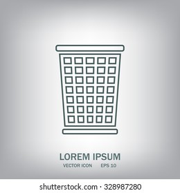 ballot box web icon. vector design