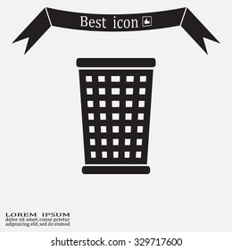 ballot box web icon. vector design