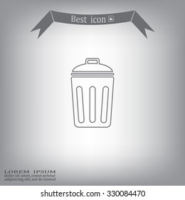 ballot box web icon. vector design