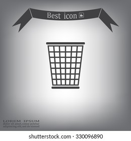 ballot box web icon. vector design