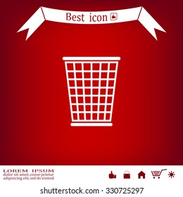 ballot box web icon. vector design