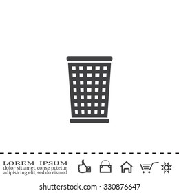 ballot box web icon. vector design