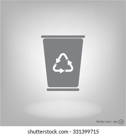 ballot box web icon. vector design