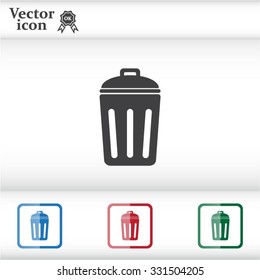 ballot box web icon. vector design
