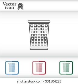 ballot box web icon. vector design