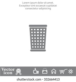 ballot box web icon. vector design