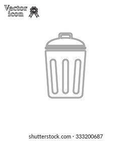 ballot box web icon. vector design