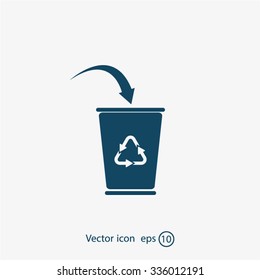 ballot box web icon. vector design