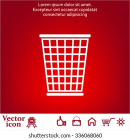 ballot box web icon. vector design