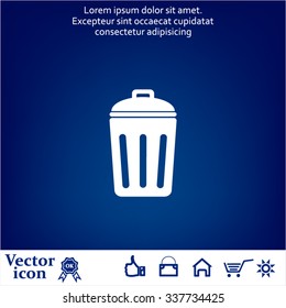 ballot box web icon. vector design