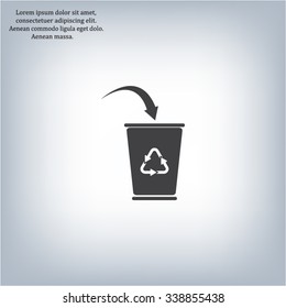 ballot box web icon. vector design