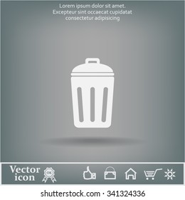 ballot box web icon. vector design