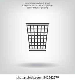 ballot box web icon. vector design