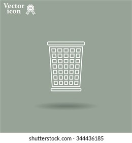 ballot box web icon. vector design