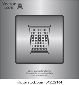ballot box web icon. vector design