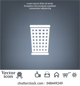 ballot box web icon. vector design