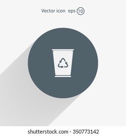 ballot box web icon. vector design