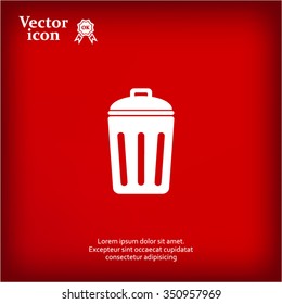 ballot box web icon. vector design