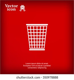 ballot box web icon. vector design
