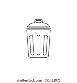 ballot box web icon. vector design
