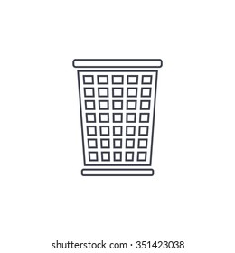 ballot box web icon. vector design