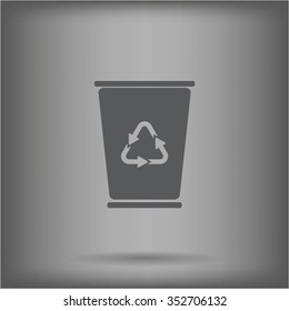 ballot box web icon. vector design