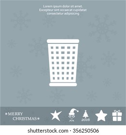 ballot box web icon. vector design