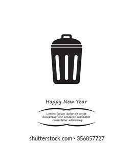 ballot box web icon. vector design