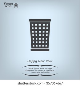 ballot box web icon. vector design