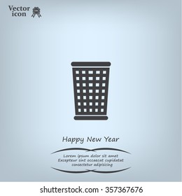 ballot box web icon. vector design