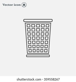 ballot box web icon. vector design